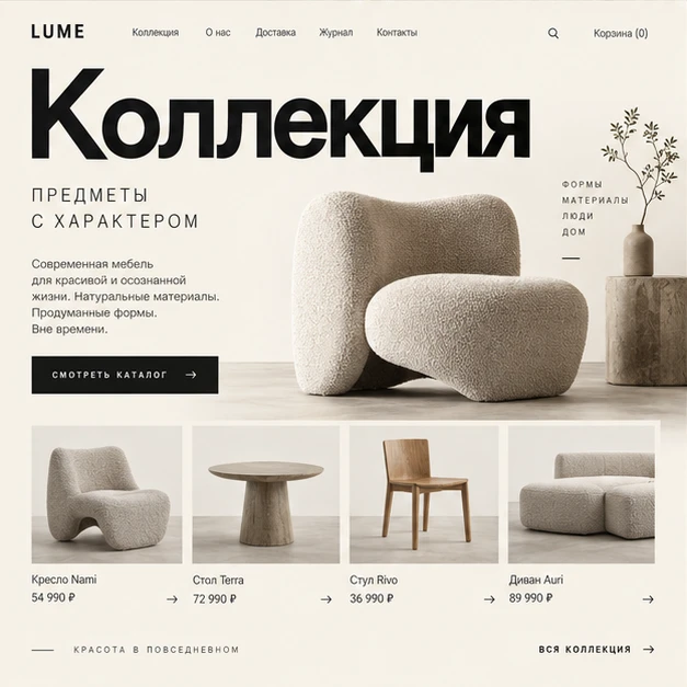 Иллюстрация услуги: Сайт-каталог